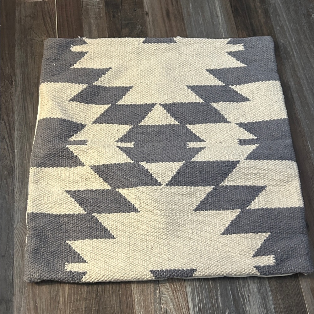 50%offw❤️ Heavy tribal Boho Woven Cotton Pillow Cover 18x18 HG99